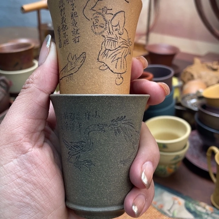 紫砂茶杯?***?原矿紫砂主人杯