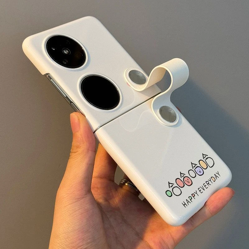 ZB适用于华为pocket2新款折叠屏手机壳华为潮牌可爱果冻色简约