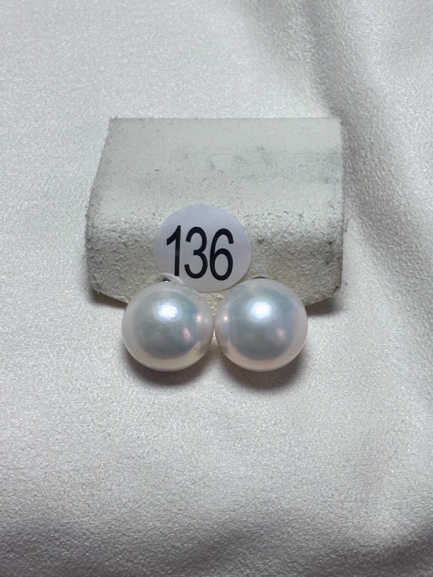 丽源珠宝推荐 天然淡水珍珠简单大气的素钉款
