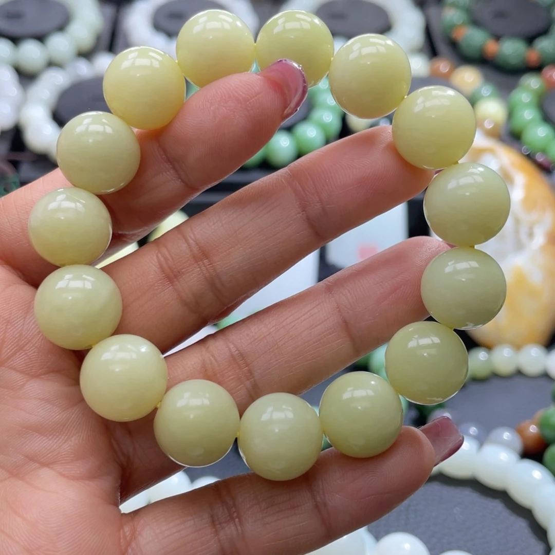 和田玉手串未镶嵌