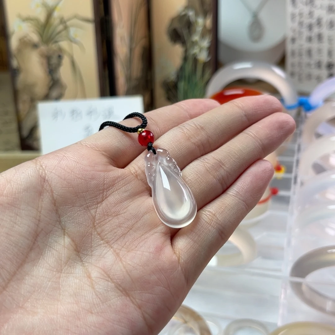 玛瑙/玉髓银S925镀金镶嵌手镯