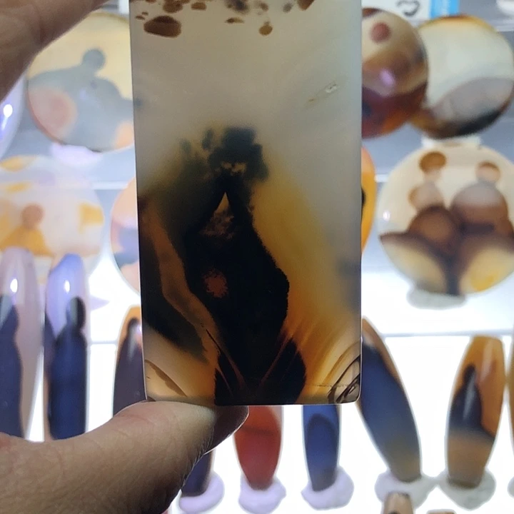 查罗石未镶嵌珠宝半成品127霞