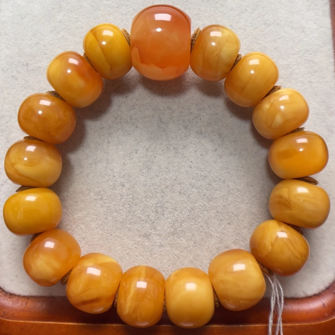蜜蜡未镶嵌手串蜜蜡