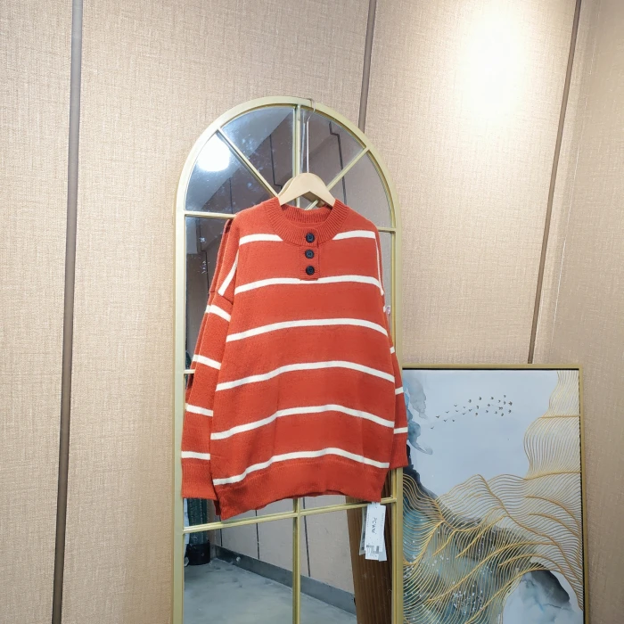 AK47孕妇红色毛衣90-140