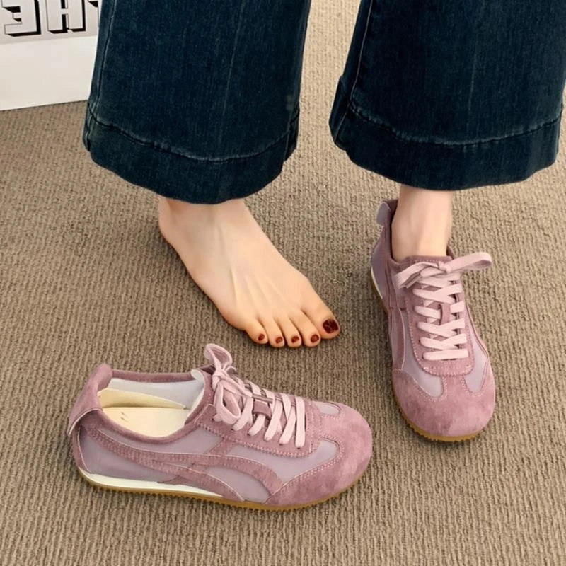 复古德训鞋女2025秋季新款超火阿甘鞋子爆款透气女鞋运动板鞋女款