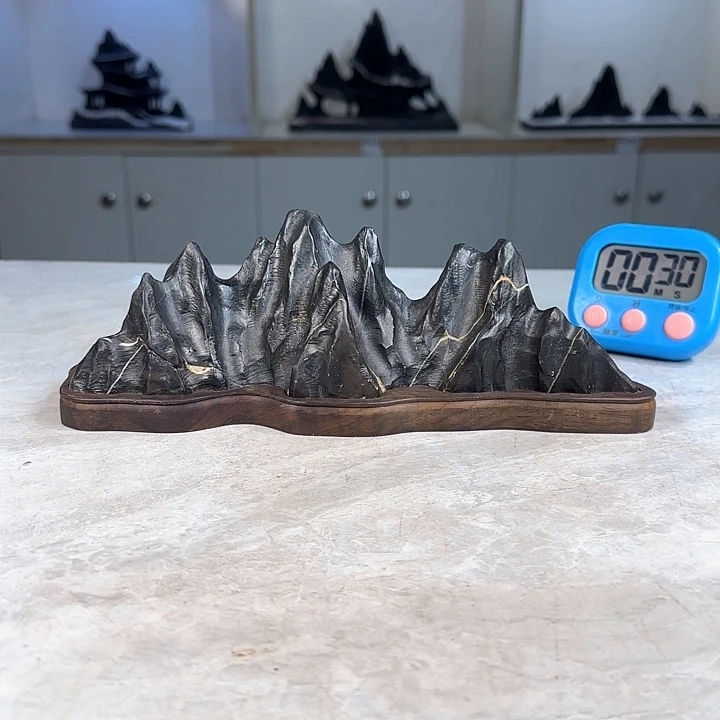 奇石茶宠鱼缸文房摆件 拥**吉