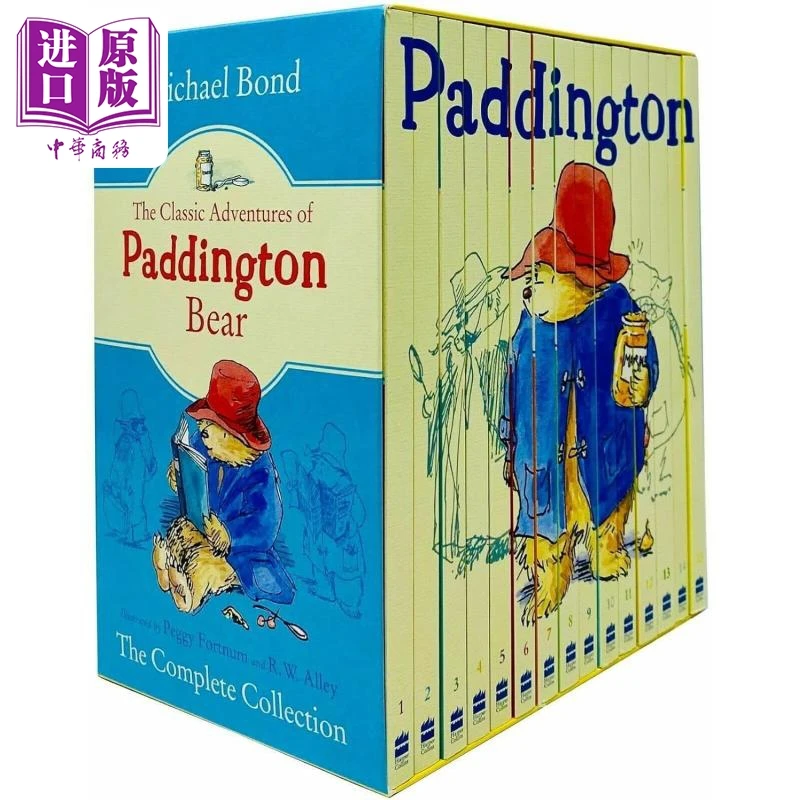 【中商】帕丁顿熊的经典冒险全集15本书盒装 Paddington Com