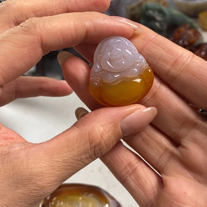 玛瑙/玉髓吊坠(不含链)未镶嵌