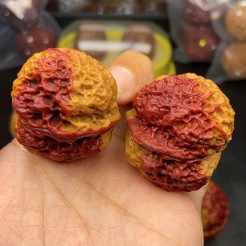 【闪购商品】把件文玩核桃38尺火麒麟金蟾^_^