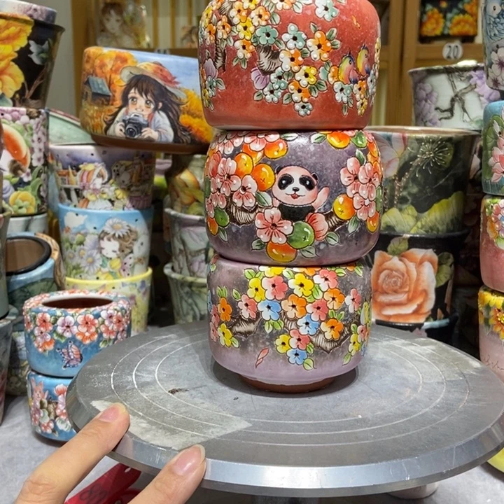 景德镇艺术手绘作品