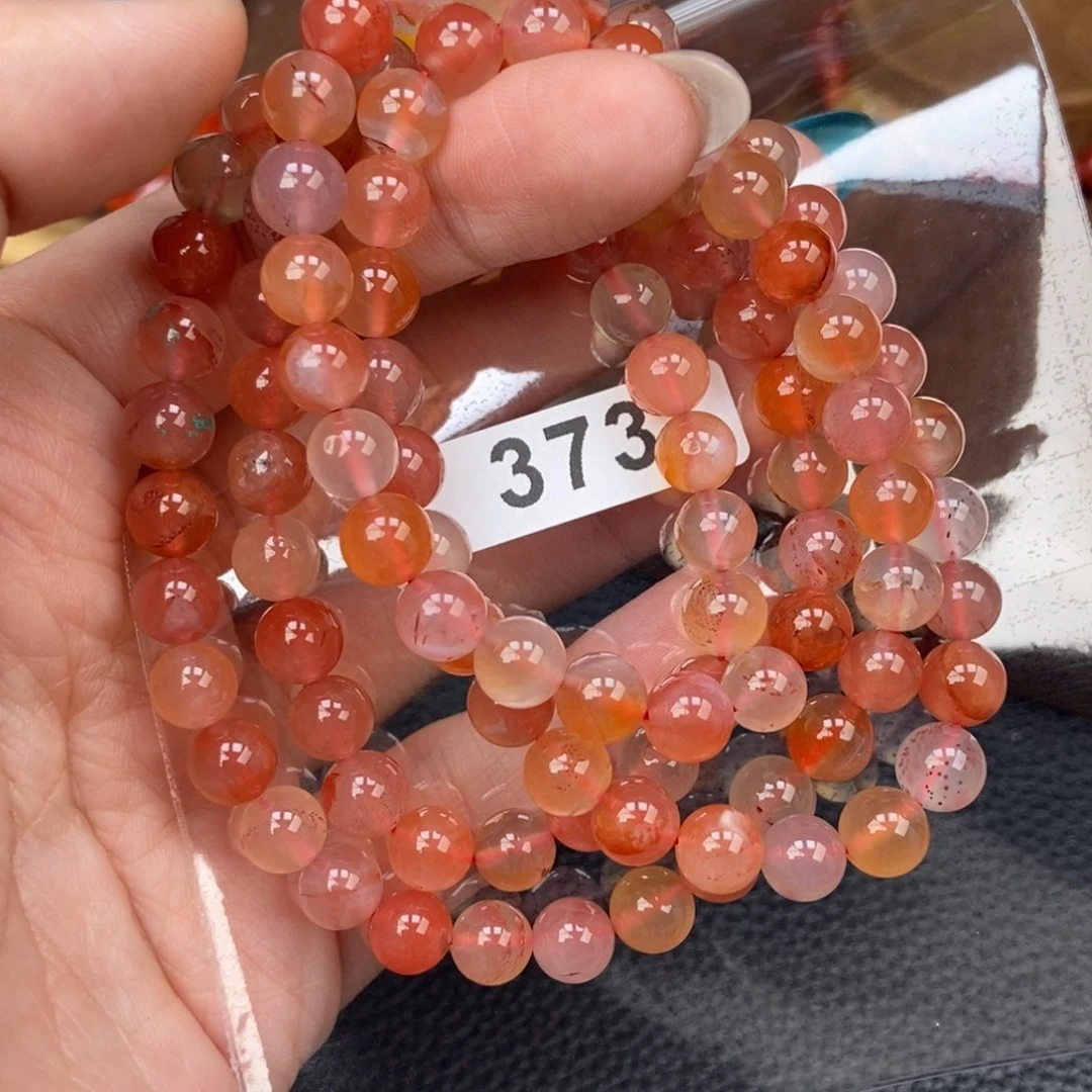 南红玛瑙未镶嵌手链卡7