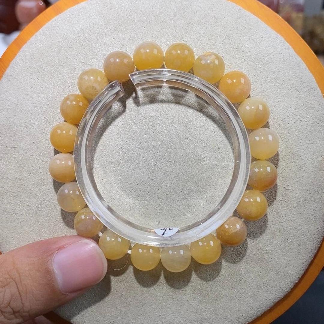 硅化珊瑚（珊瑚玉）手链未镶嵌唐冰41