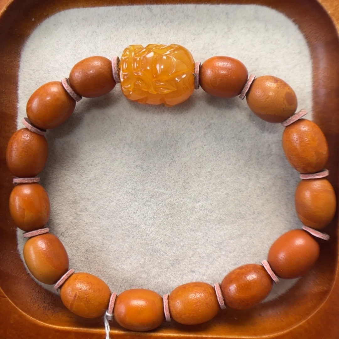 蜜蜡未镶嵌手串蜜蜡