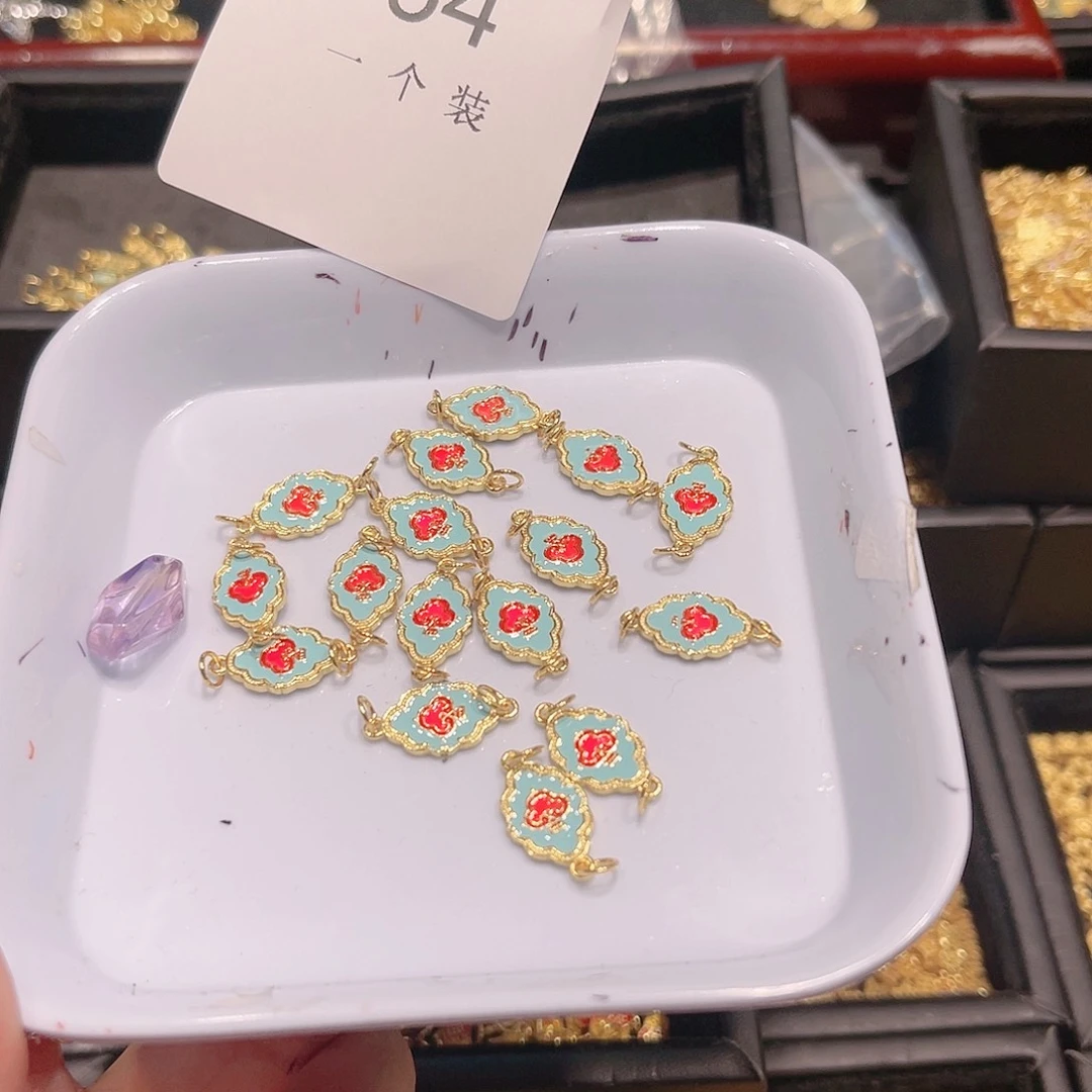 紫晶珠宝半成品银S925镶嵌64