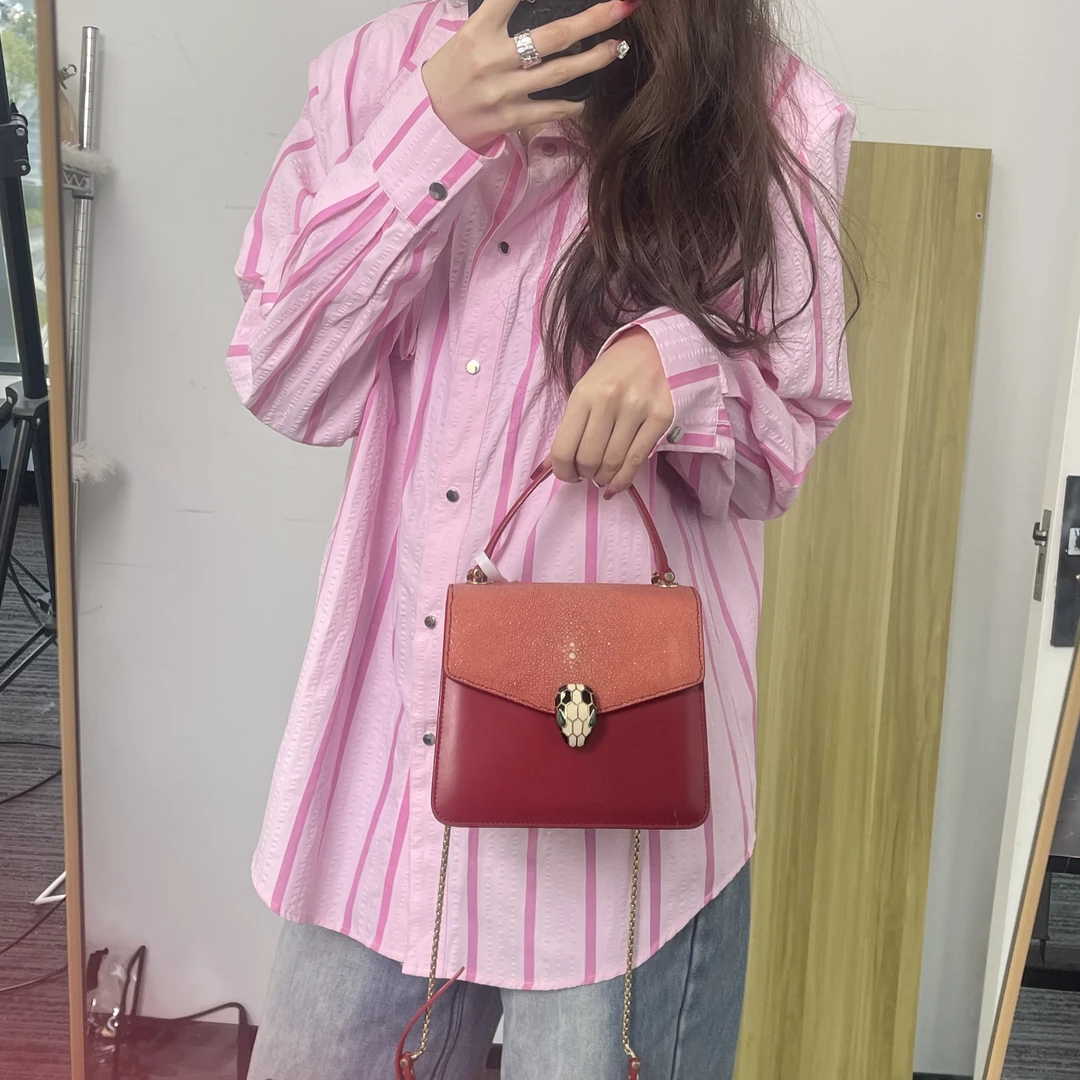 95新 BVLGARI/宝格丽 爱夏奢品/宝格丽/单肩包/80729