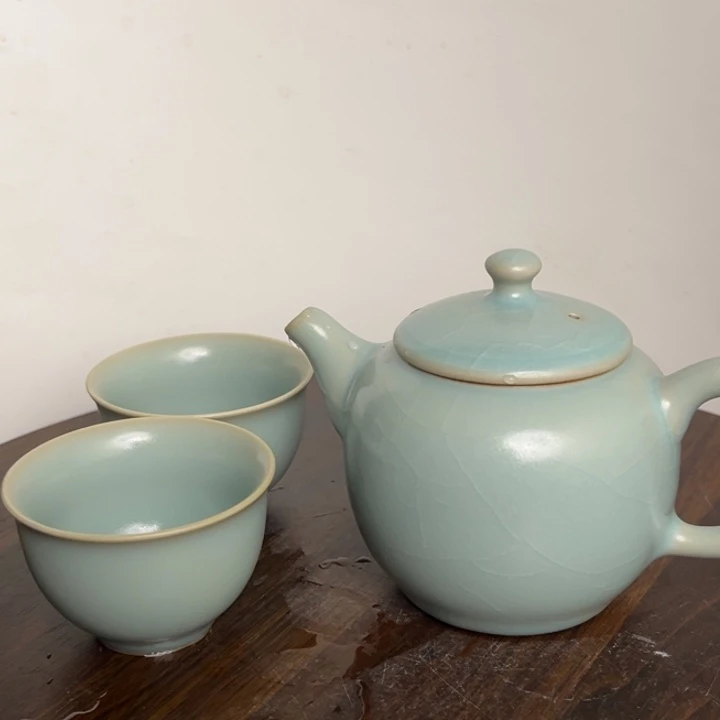 摆件瓷一壶两杯kkkkkkkkkkk