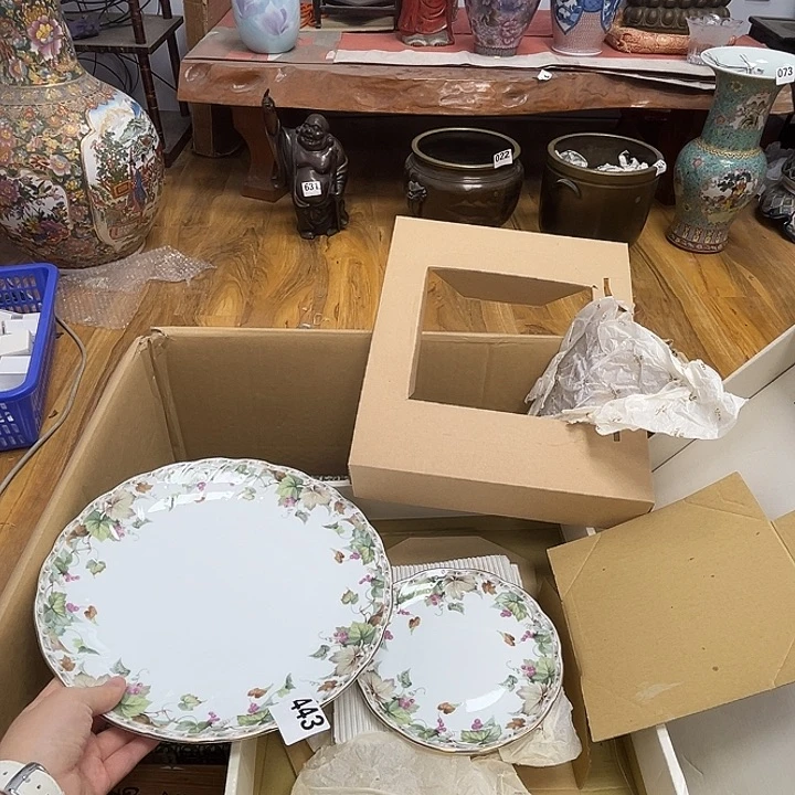 瓷片呀工艺品摆件瓷器摆件正能量