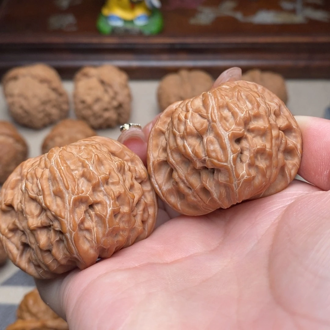 文玩核桃把件磨盘44 S20号