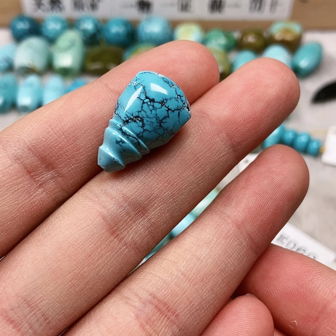 未镶嵌绿松石珠宝半成品