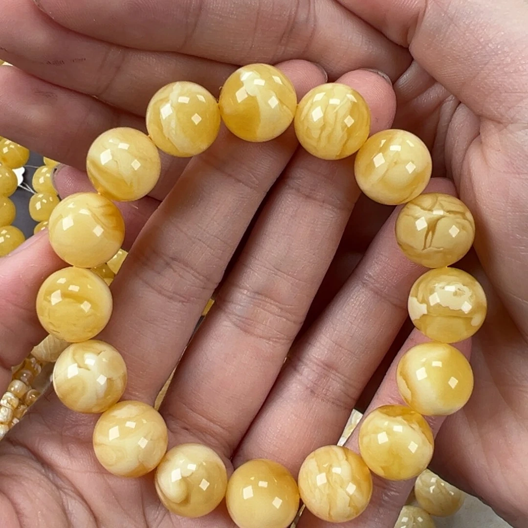 琥珀手链未镶嵌20.8妖花