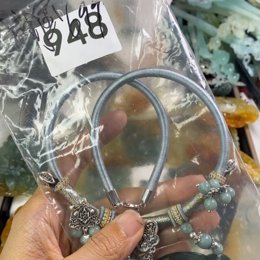 【闪购商品】岫玉发饰合金萌*发簪