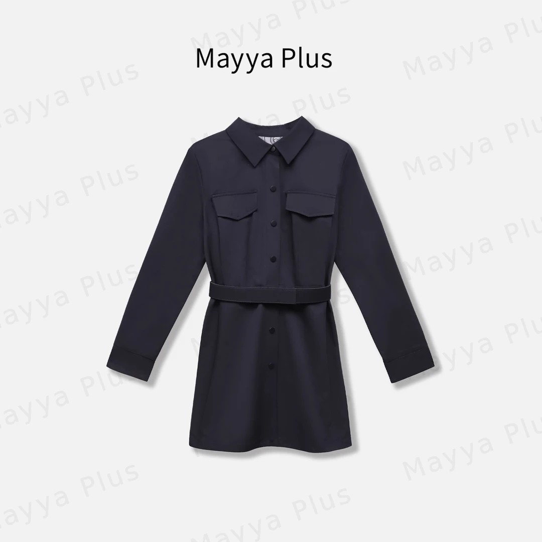 【圣马丁】Mayya Plus麦芽定制气质显瘦流光风梭织外套32536716