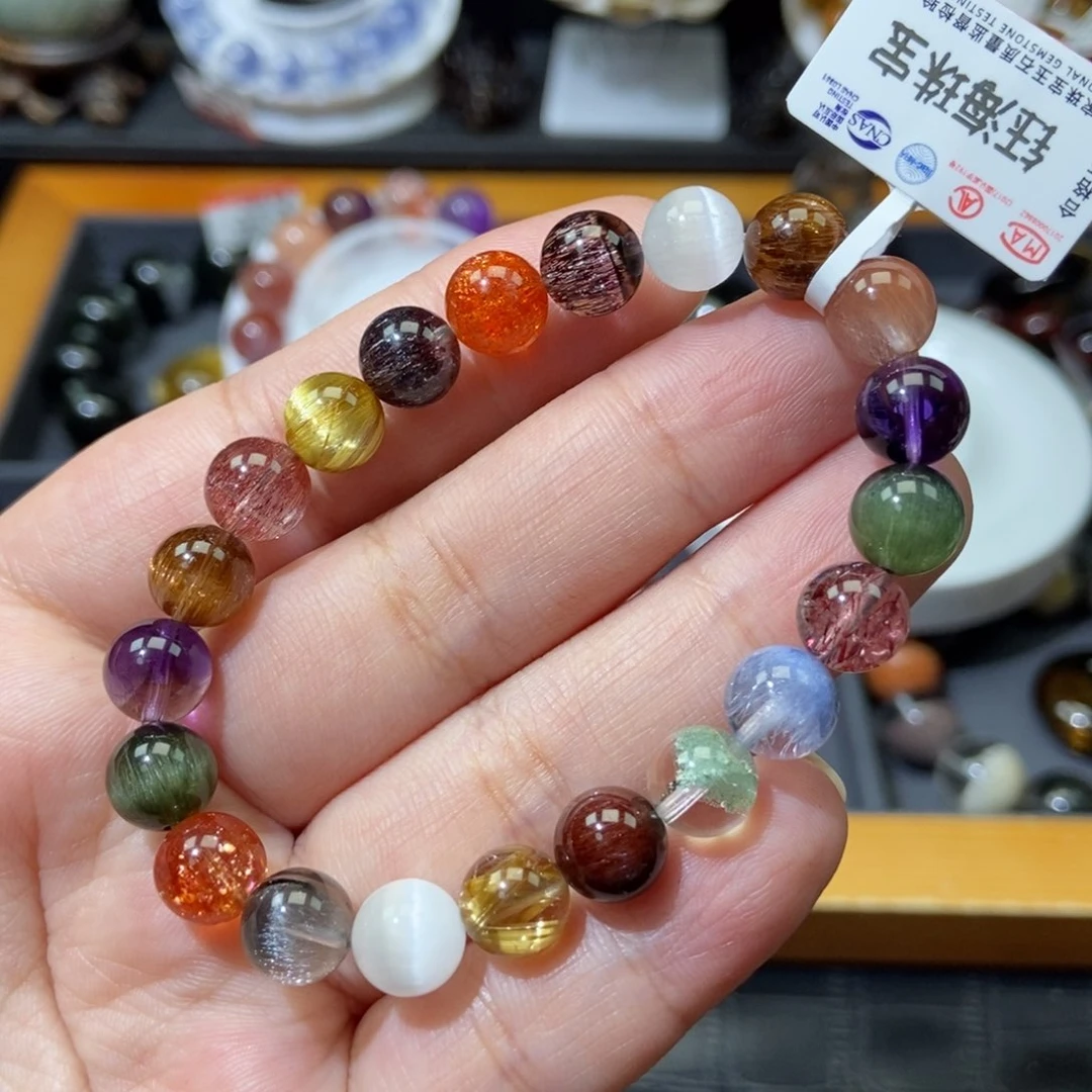 水晶多宝手链8➕mm未镶嵌