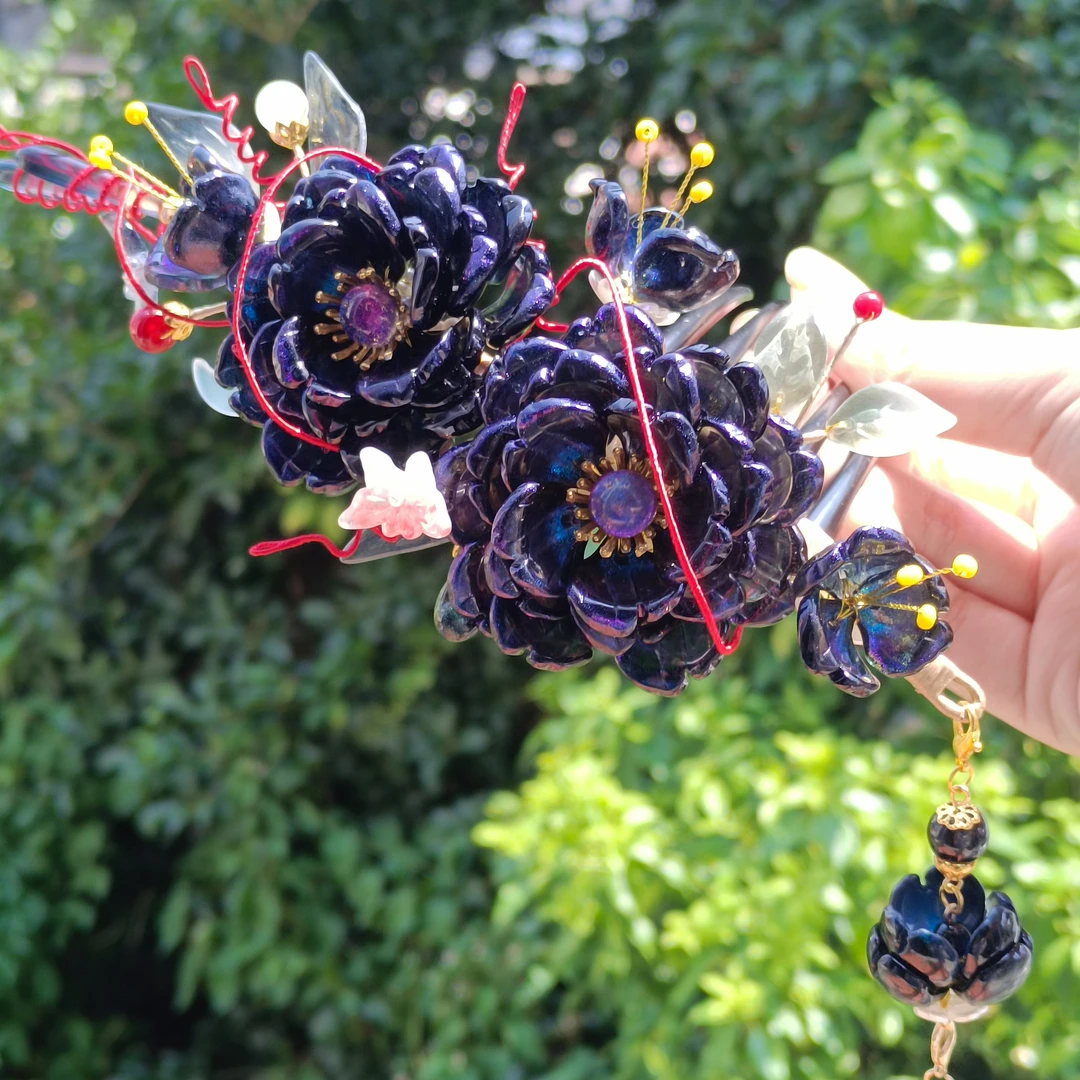 接琉璃发簪来图定制