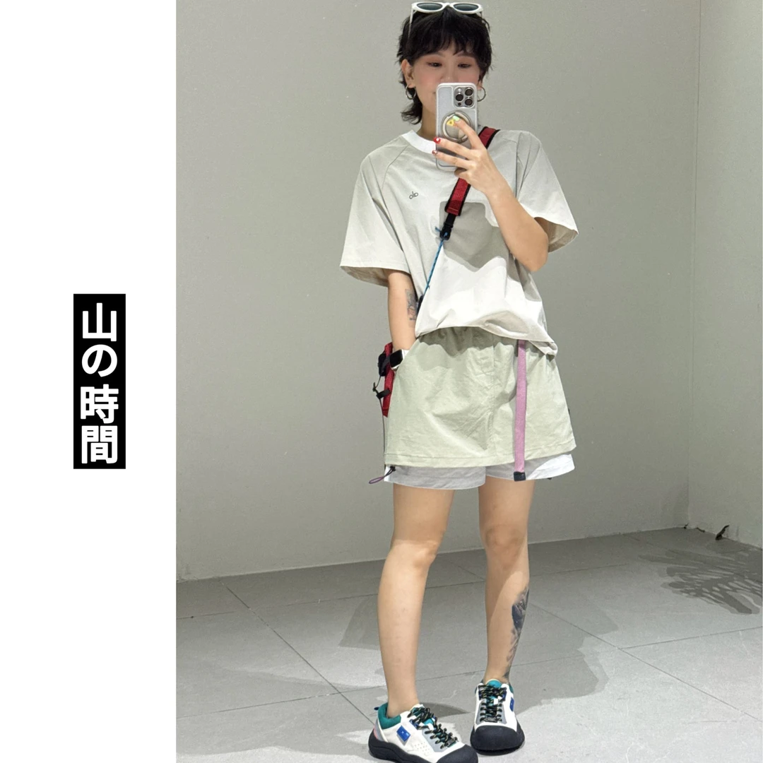 【户外裙裤】日单山系透气宽松轻薄工装速干运动防走光户外裙裤