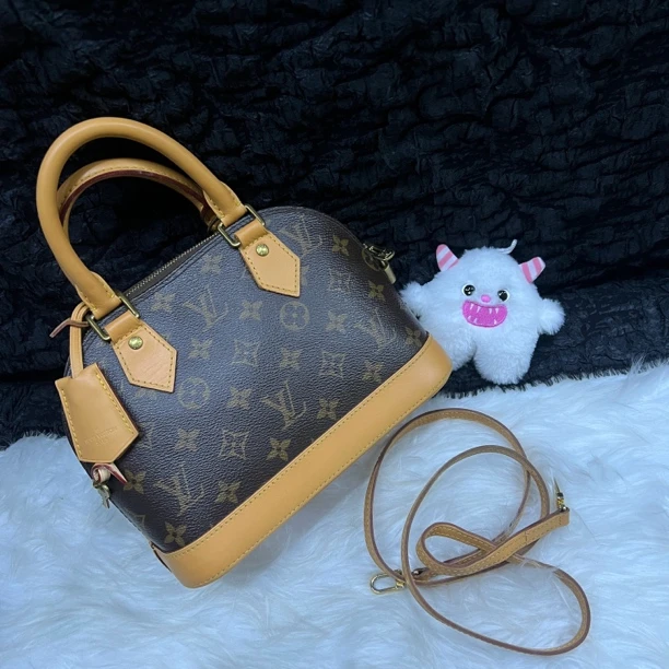 95新 LouisVuitton/路易威登 路易威登alma bb老花贝壳