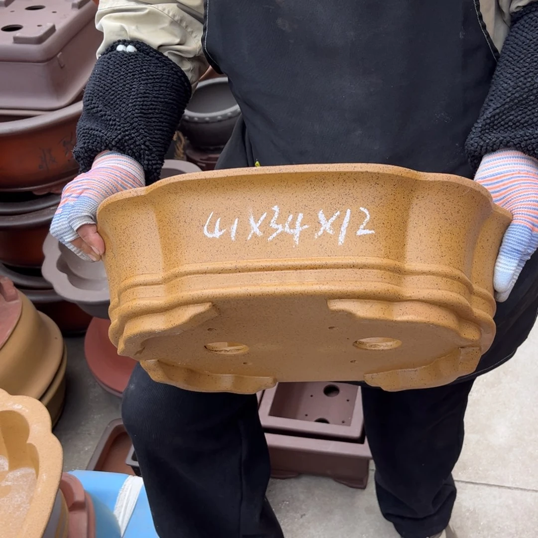 紫砂花盆盆景艺术