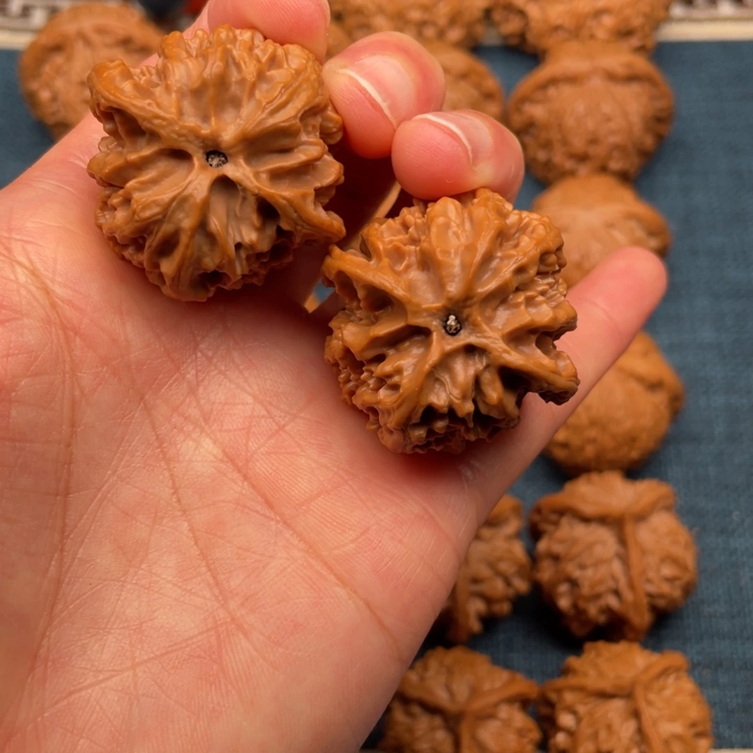 把件文玩核桃36全品原桩苹果