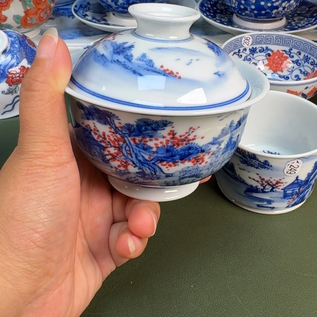景德镇纯手绘茶具圆圆213