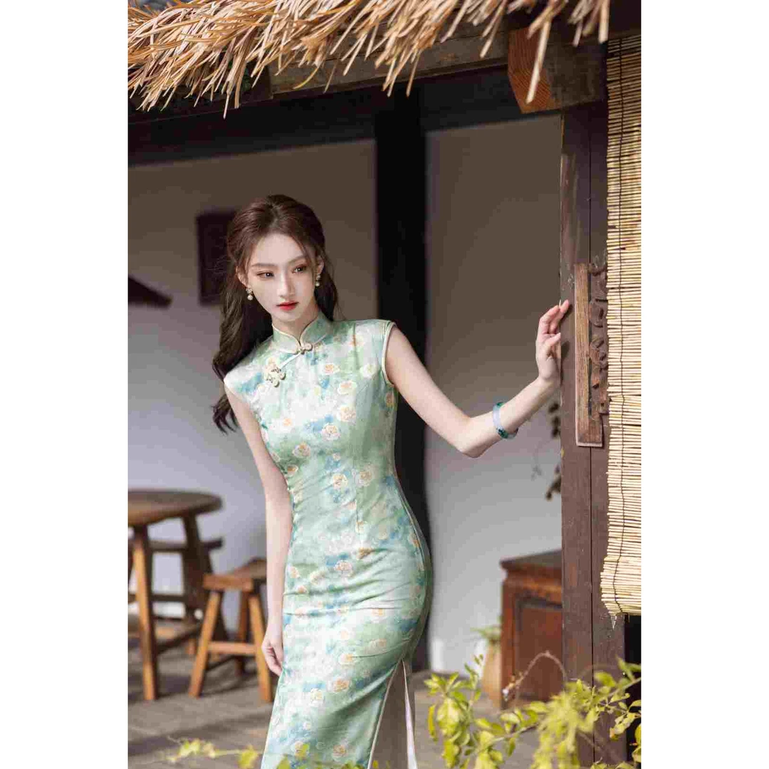 时尚旗袍 设计师新款 显瘦国风旗袍