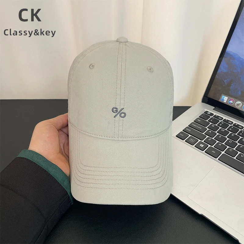 Classy key新加坡设计师联名款大头围深顶棒球帽女百搭宽檐鸭舌帽