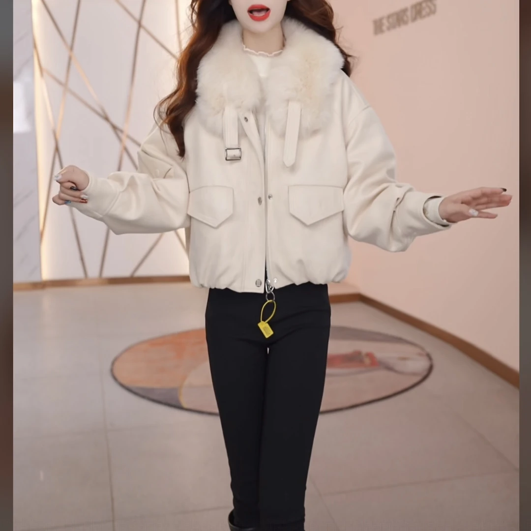 【外套】2025冬季新款洋气百搭新款时尚莫瑞系穿搭休闲保暖外套女