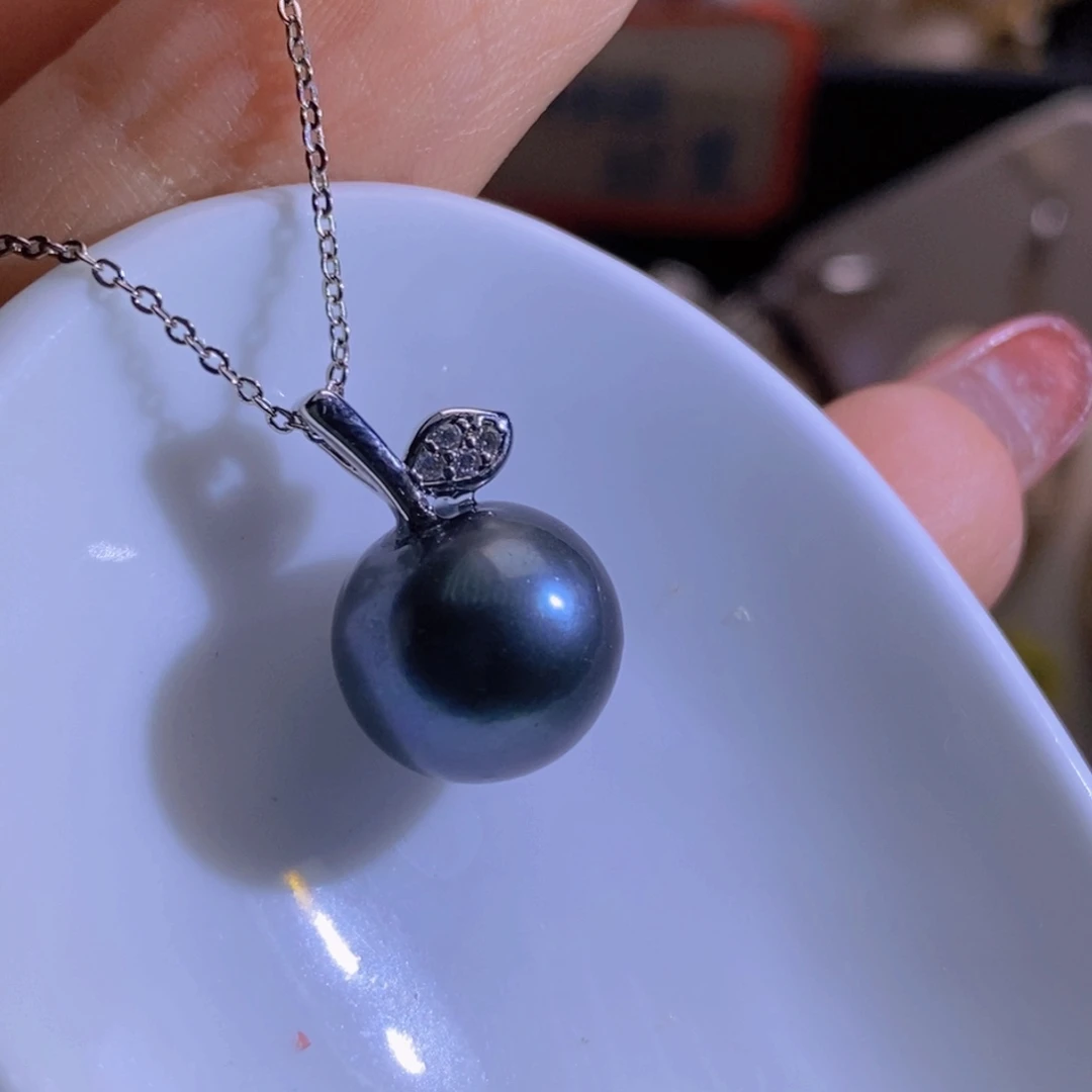 合金淡水珍珠天然淡水珍珠无染色无优化