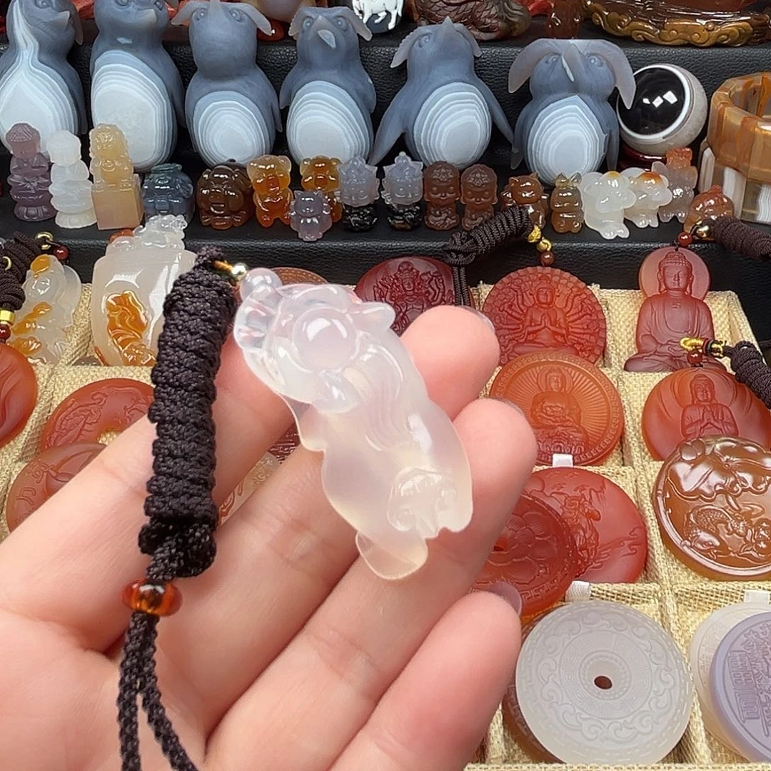 玛瑙/玉髓未镶嵌颈饰