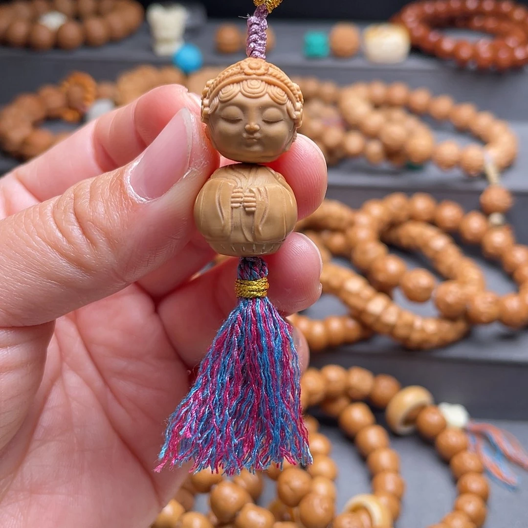 猴头核桃吊坠青衣提溜