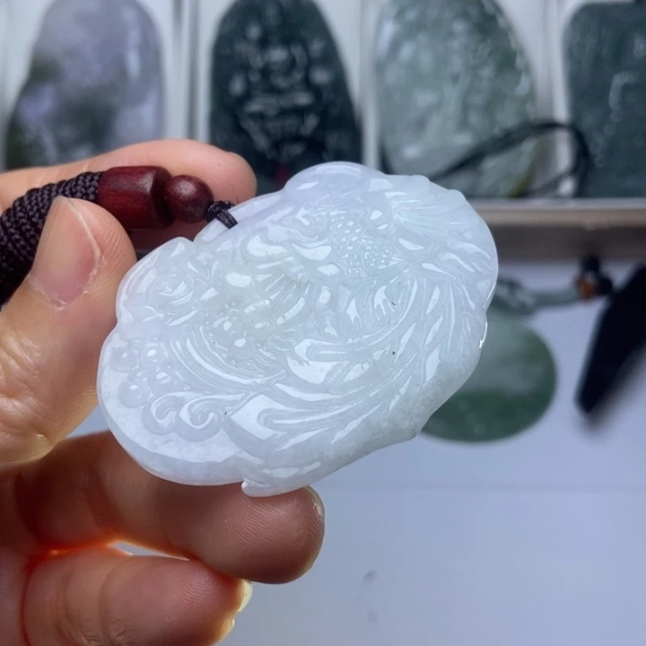 翡翠未镶嵌挂件翡翠