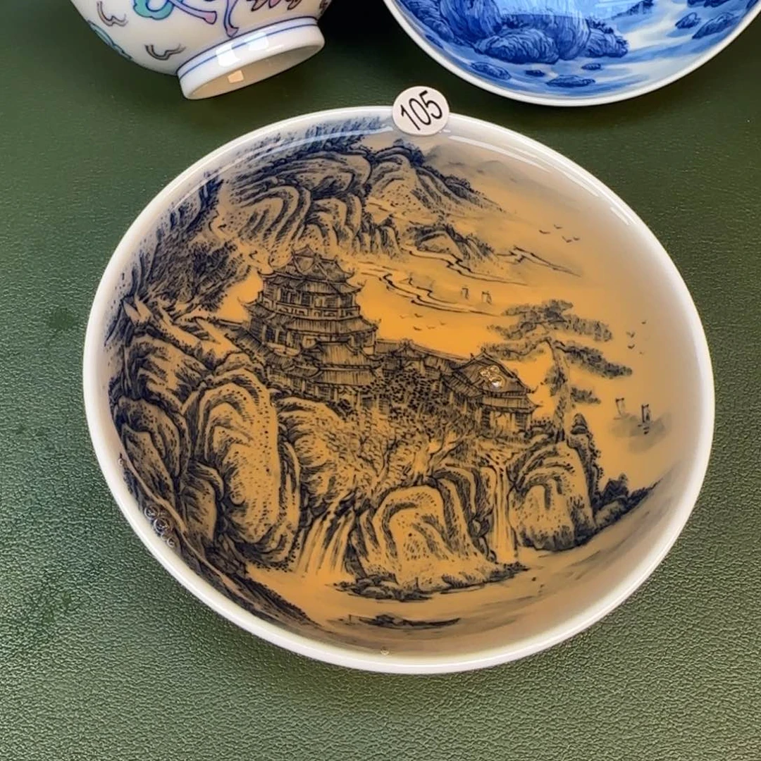 彦祖纯手工手绘茶具105