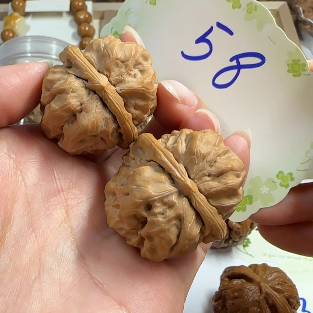 吊坠文玩核桃58号蛤蟆头3.5