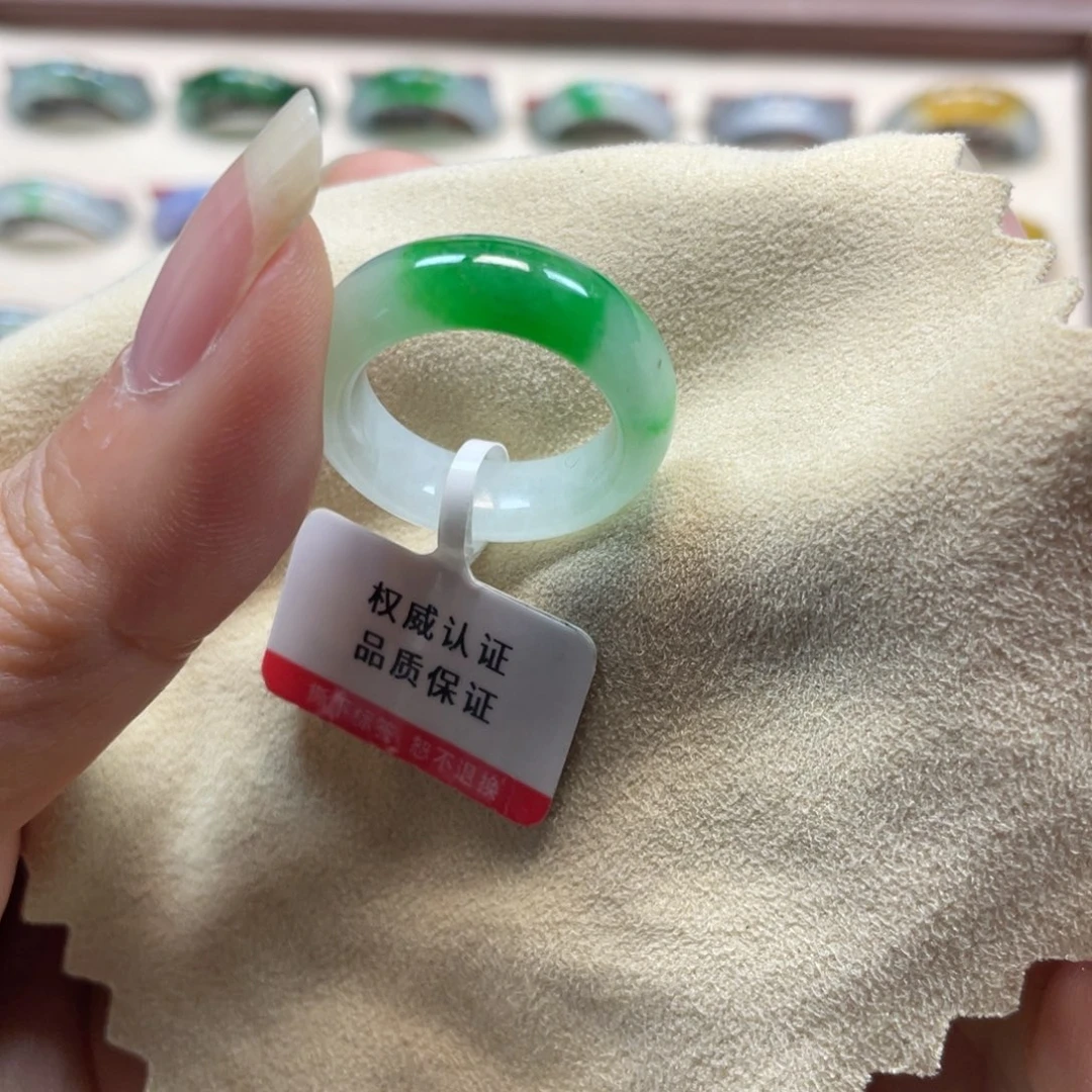 翡翠未镶嵌戒指离离原上谱13