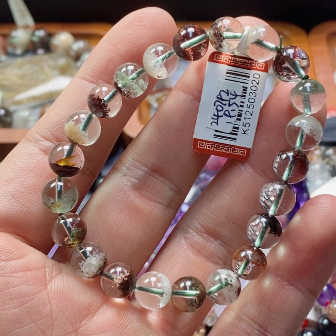 水晶手串未镶嵌天然