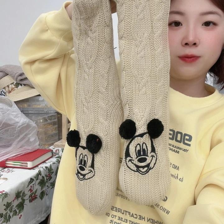 三醋酯纤维米奇地板鞋孤品818