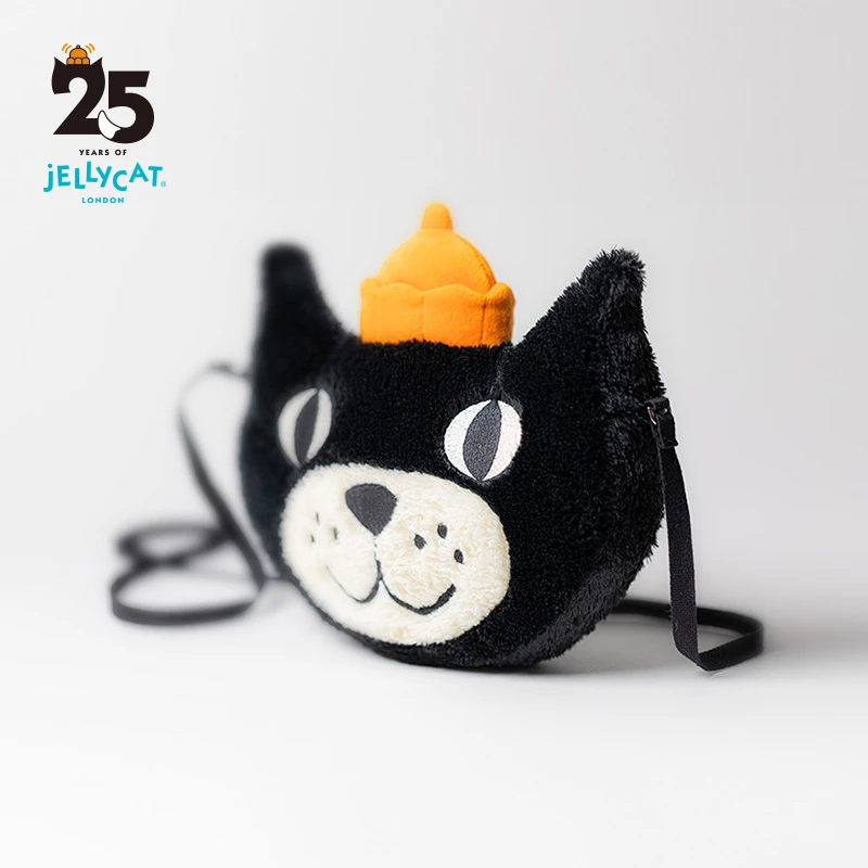 英国Jellycat25周年新品吉利猫公仔背包少女斜挎包礼物玩偶包包