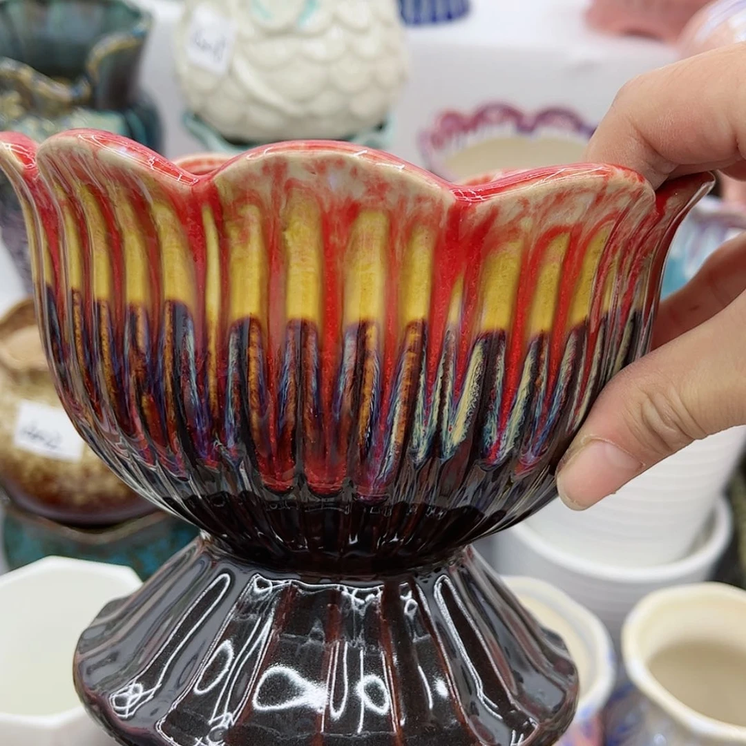 【闪购商品】陶瓷多肉绿植陶瓷花盆