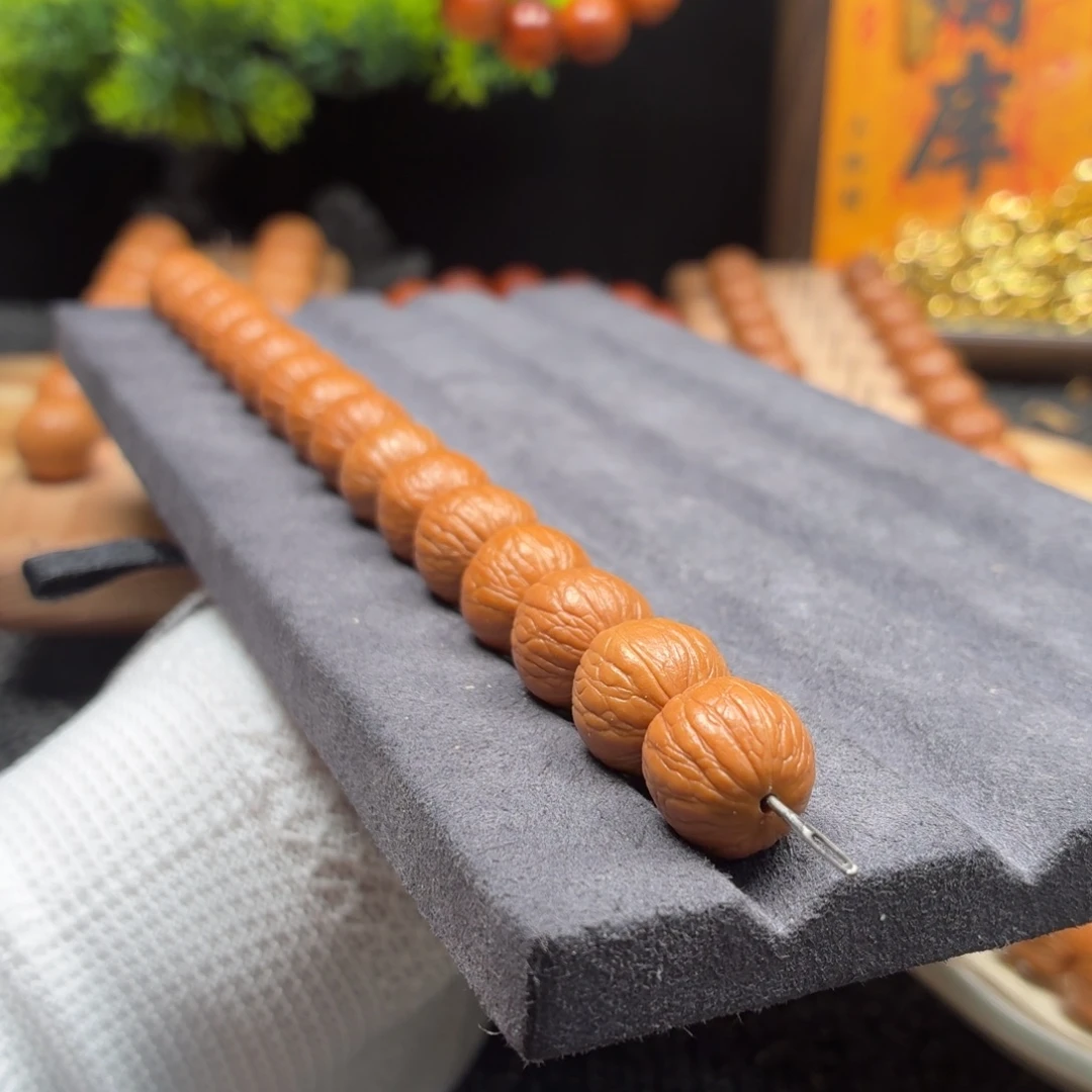 川***）猴头核桃手串强迫症13小聚宝盆