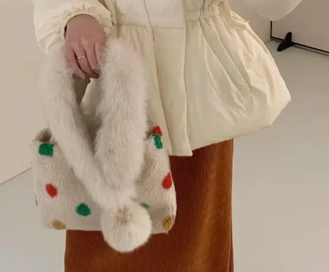 真狐狸毛磁吸扣围脖毛领（单条毛领）