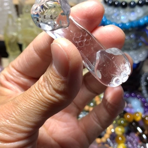 如意摆件未镶嵌水晶59mm如意摆件